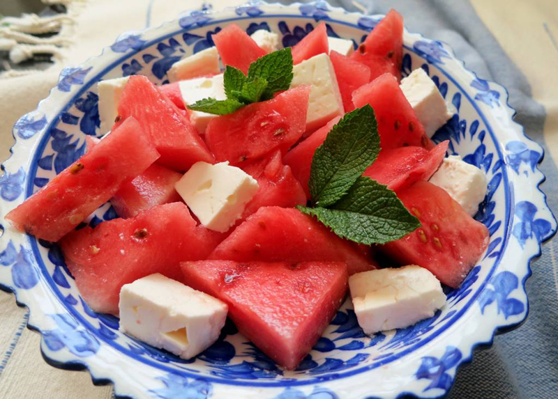 watermelon-with-fresh-cheese